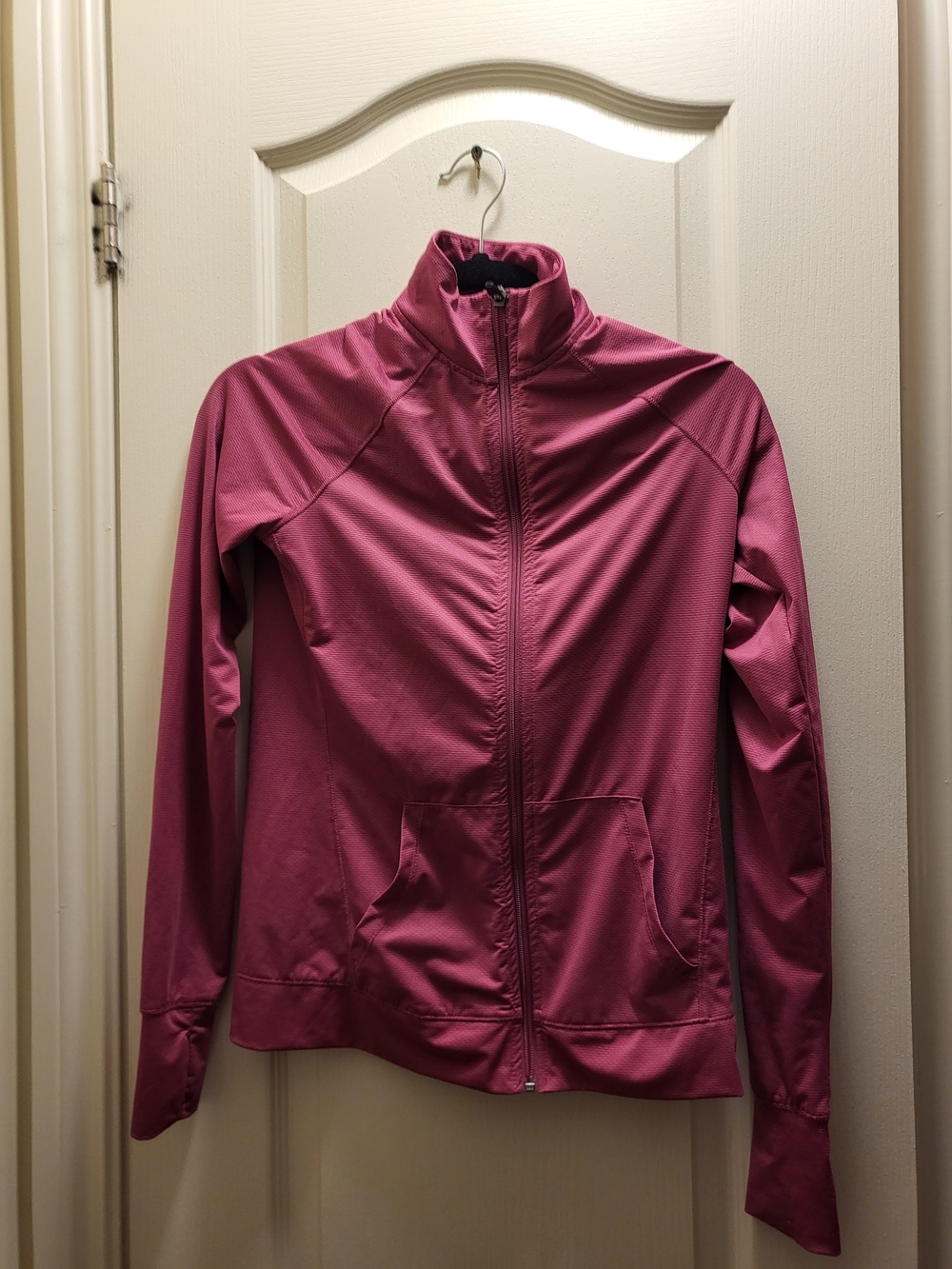 Joe Fresh Rose Pink Full-Zip Athletic Bomber Jacket